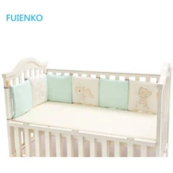None Parapetto Recinzione Letto Per Bambini 30x30cm Bianco Verde