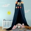 Baldacchino Per Letto Per Bambini, Tenda Per Letto A Baldacchino Per Bambini Zanzariera Per Casetta Da Gioco A Cupola Per La Decorazione Della Camera Da Letto, Altezza 250 Cm (blu-2)