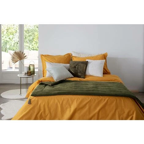 Piumino Di Velluto Sonia Kaki 80 X 180 - Atmosphera Créateur D'intérieur - immagine 2