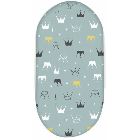 Confezione Da 2 Lenzuola Con Angoli Per Lettino, Lenzuolo Con Angoli Per Bambini In Cotone E Traspirante Per Bagnetto, Culla, Culla E Passeggino, Adatto A Materassi Ovali O Rettangolari 82 X 41 - immagine 3