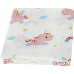 Coperta Per Bambini Coperta Per Bambini E Bambine 'Unicorn Design' Maxi Lange 120x120 Cm