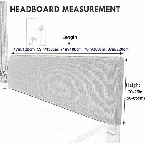 Copri Testiera, Copri Testiera All-inclusive Con Lato Elastico Per Arredo Camera Da Letto, Copri Testiera Lavabile Antipolvere (blu Pavone, 180 Cm), - immagine 2