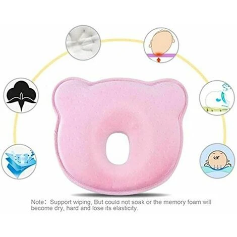 Cuscino Per Neonati, Cuscino Per Neonati Contro La Testa Piatta, Cuscino Per Neonati Ortopedico, Cuscino Per Neonati, Cuscino Per Neonati Contro - immagine 2