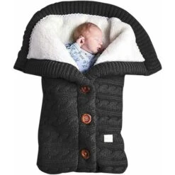 Coprigambe Universale Per Passeggino (68 40 Cm) (nero), Kueatily